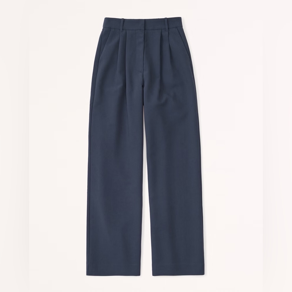 NWT Abercrombie Sloane Tailored Wide Leg Pant